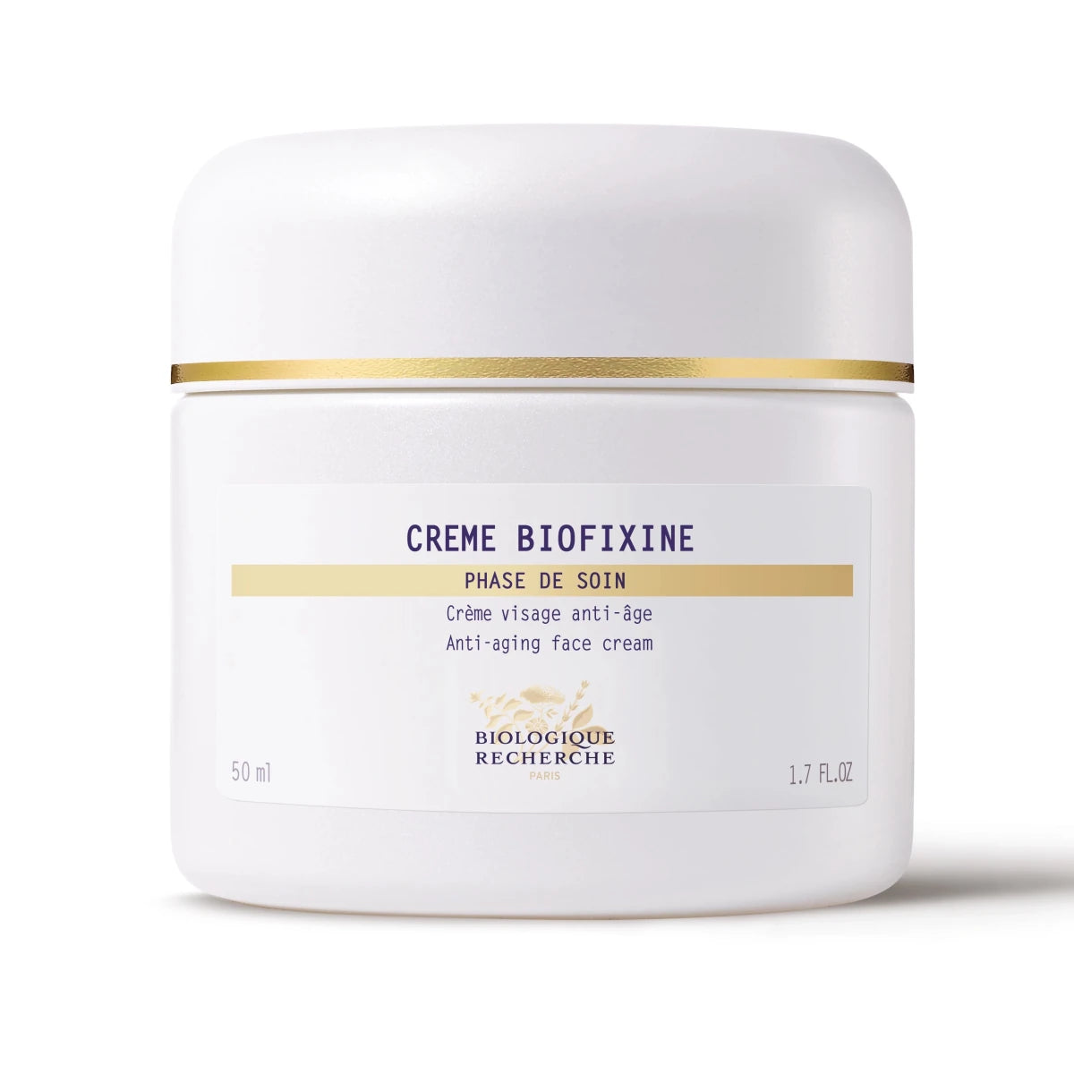 White jar of Biologique Recherche Crème Biofixine on a white background