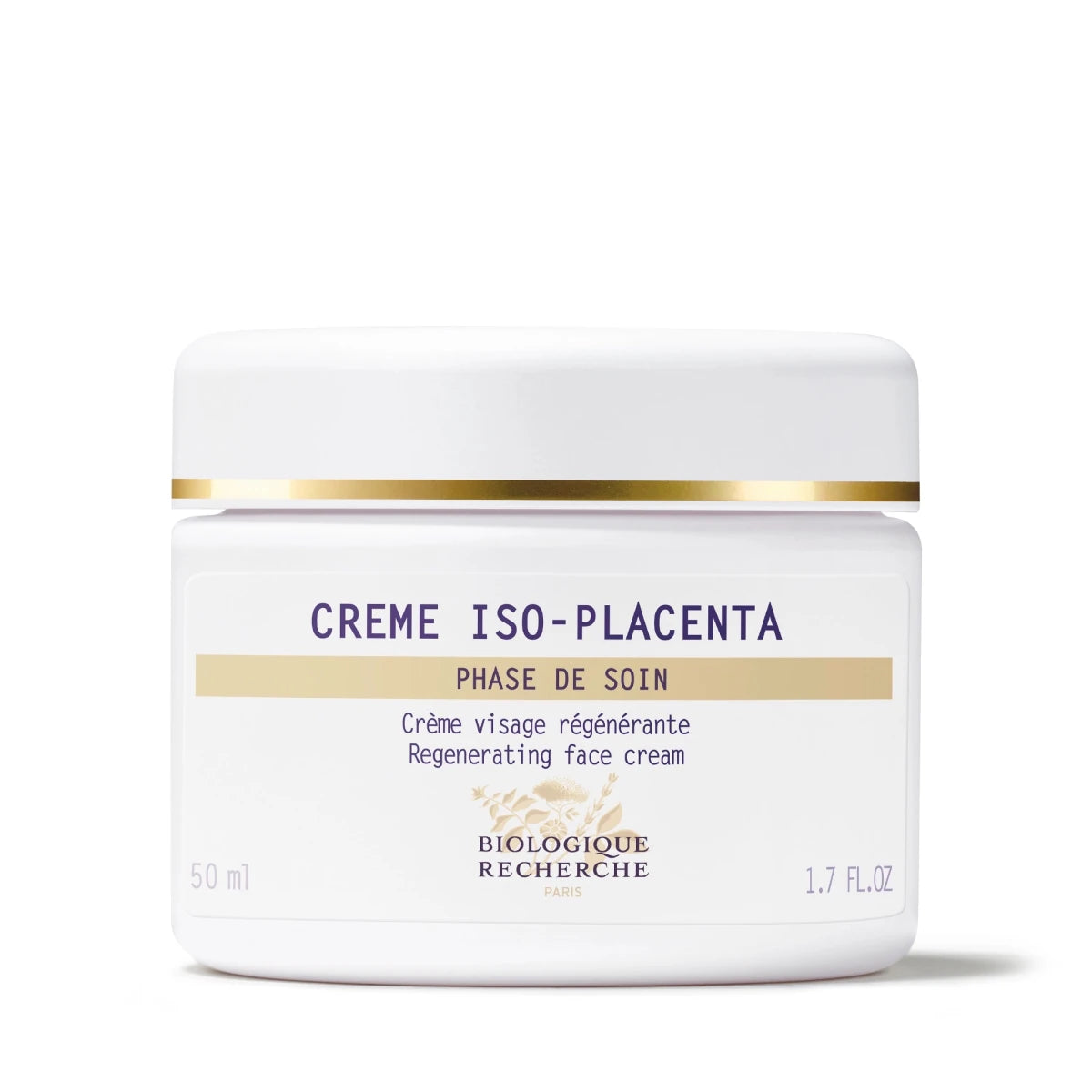 Biologique Recherche Creme ISO-Placenta jar on a white background