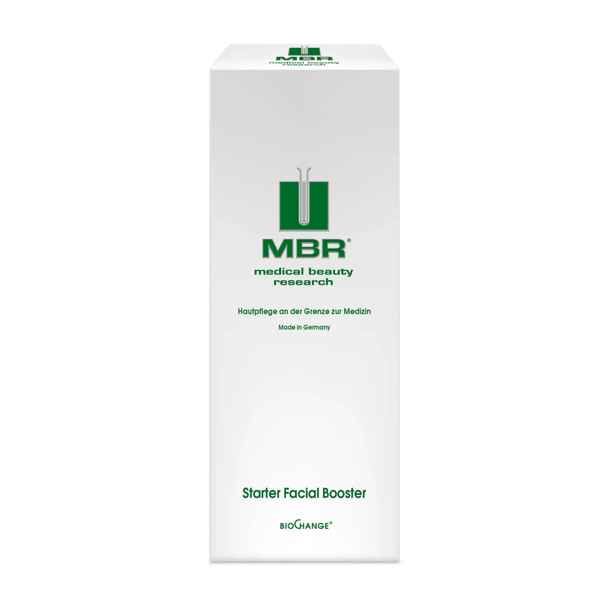 MBR Starter Facial Booster packaging on a white background