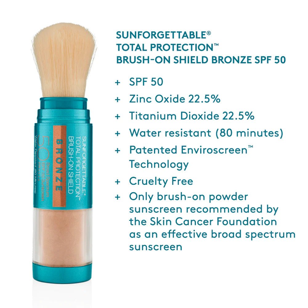 Sunforgettable® Total Protection® Brush - On Shield Bronze SPF 50 - Colorescience - Sun Care - Aida Bicaj