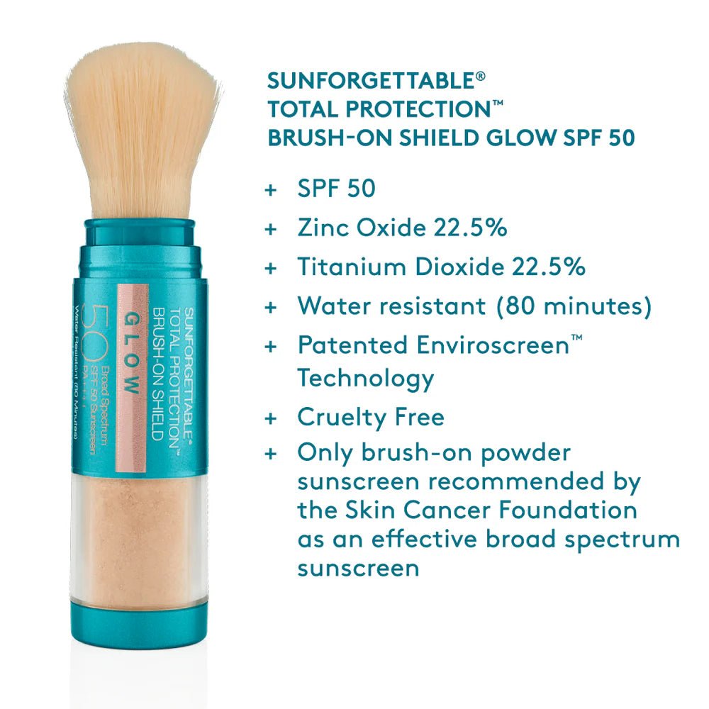 Sunforgettable® Total Protection® Brush - On Shield Glow SPF 50 - Colorescience - Sun Care - Aida Bicaj