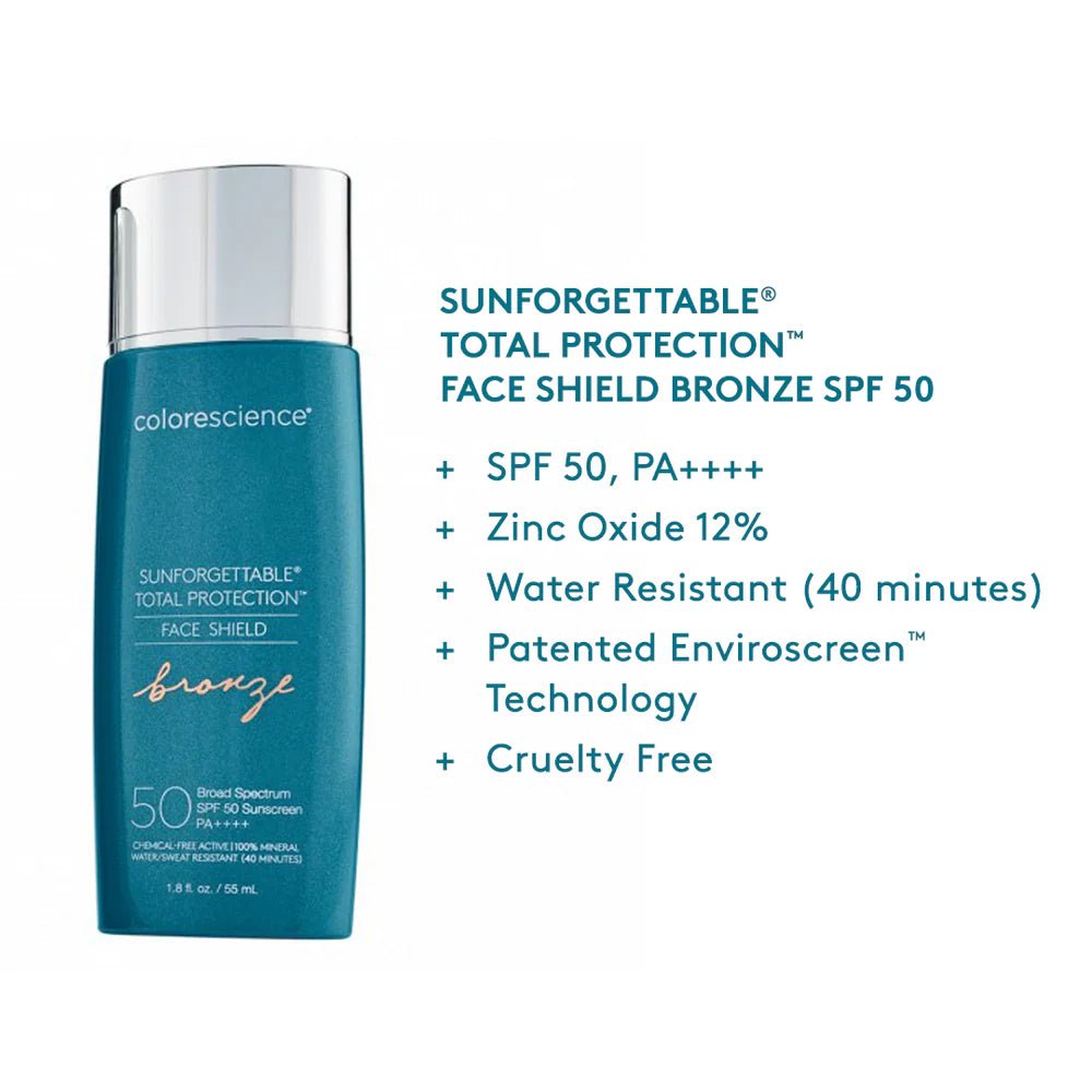Sunforgettable® Total Protection™ Face Shield Bronze SPF 50 - Colorescience - Sun Care - Aida Bicaj