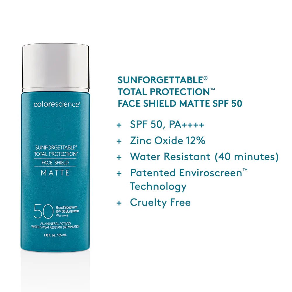 Sunforgettable® Total Protection™ Face Shield Matte SPF 50 - Colorescience - Sun Care - Aida Bicaj