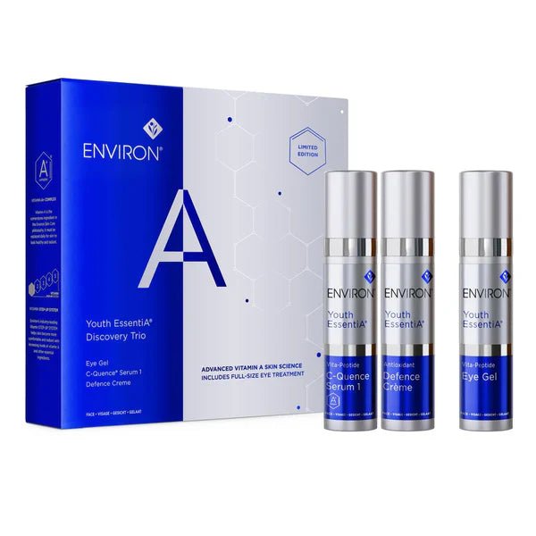 Youth EssentiA Discovery Trio: The 3-Piece Vitamin A &amp; Peptide Starter Set - Environ - Gift Set-Aida Bicaj